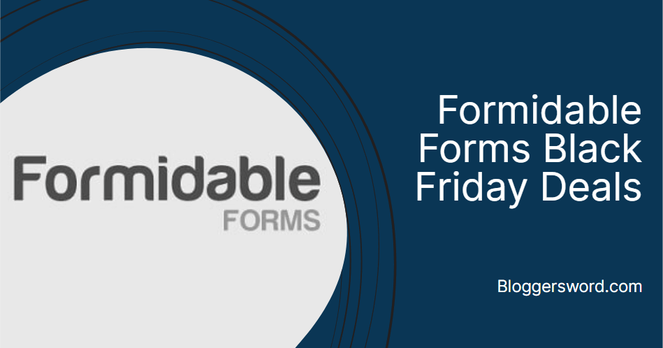 Formidable Forms Black Friday Deals