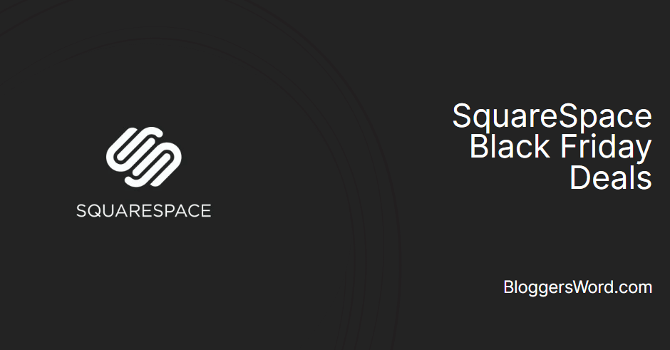 SquareSpace Black Friday Deals