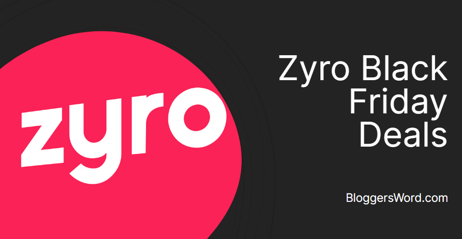 Zyro Black Friday Deals